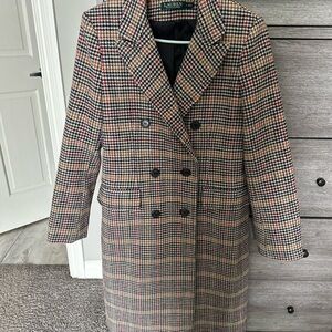 Ralph Lauren Multicolor Double-Breasted Trench Coat